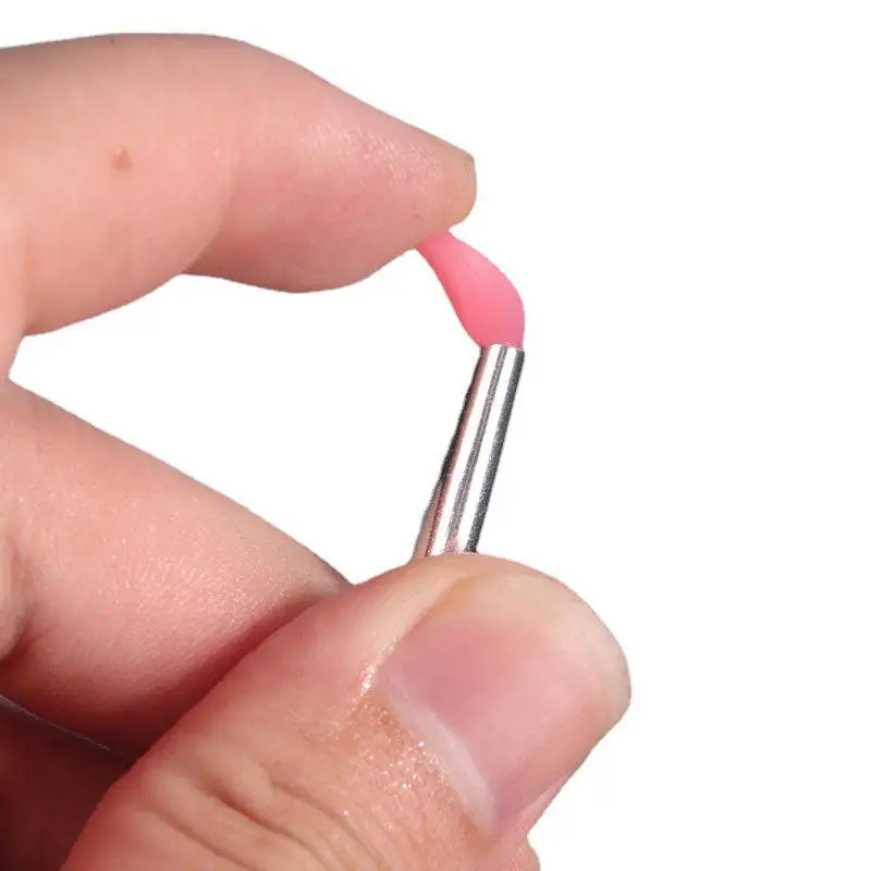 Wholesale Colorful Silicone Lipstick Brush Beauty Skin Care Wash Face Silicone Brush Exfoliating Nose Clean Lip Brush Tool