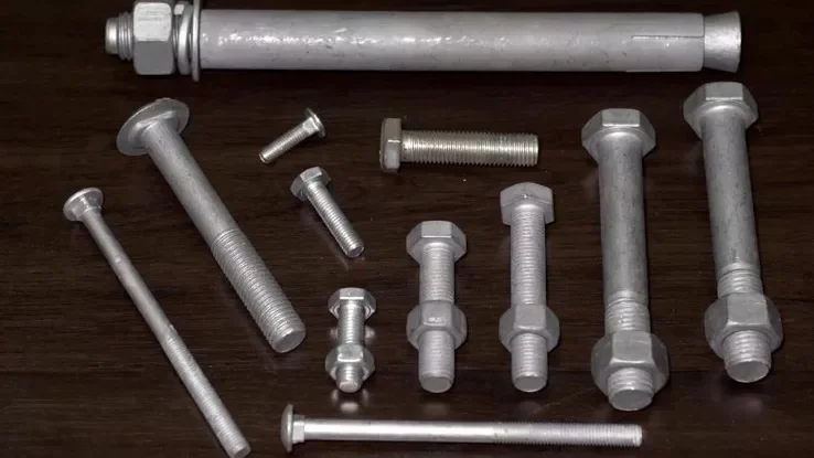 Полурезьбовые шестигранные болты и шестигранные гайки grade8.8 из черного оксида DIN 931