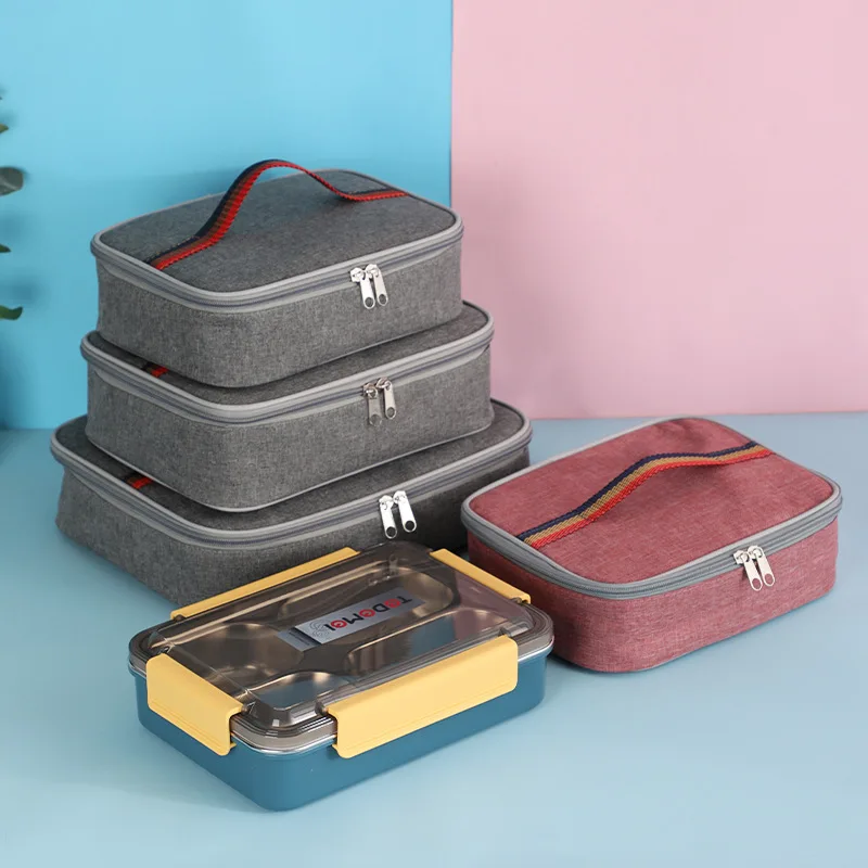 Оксфорды для взрослых водостойкий тепловой алюминиевой фольги сумка для завтрака с теплозащитным покрытием