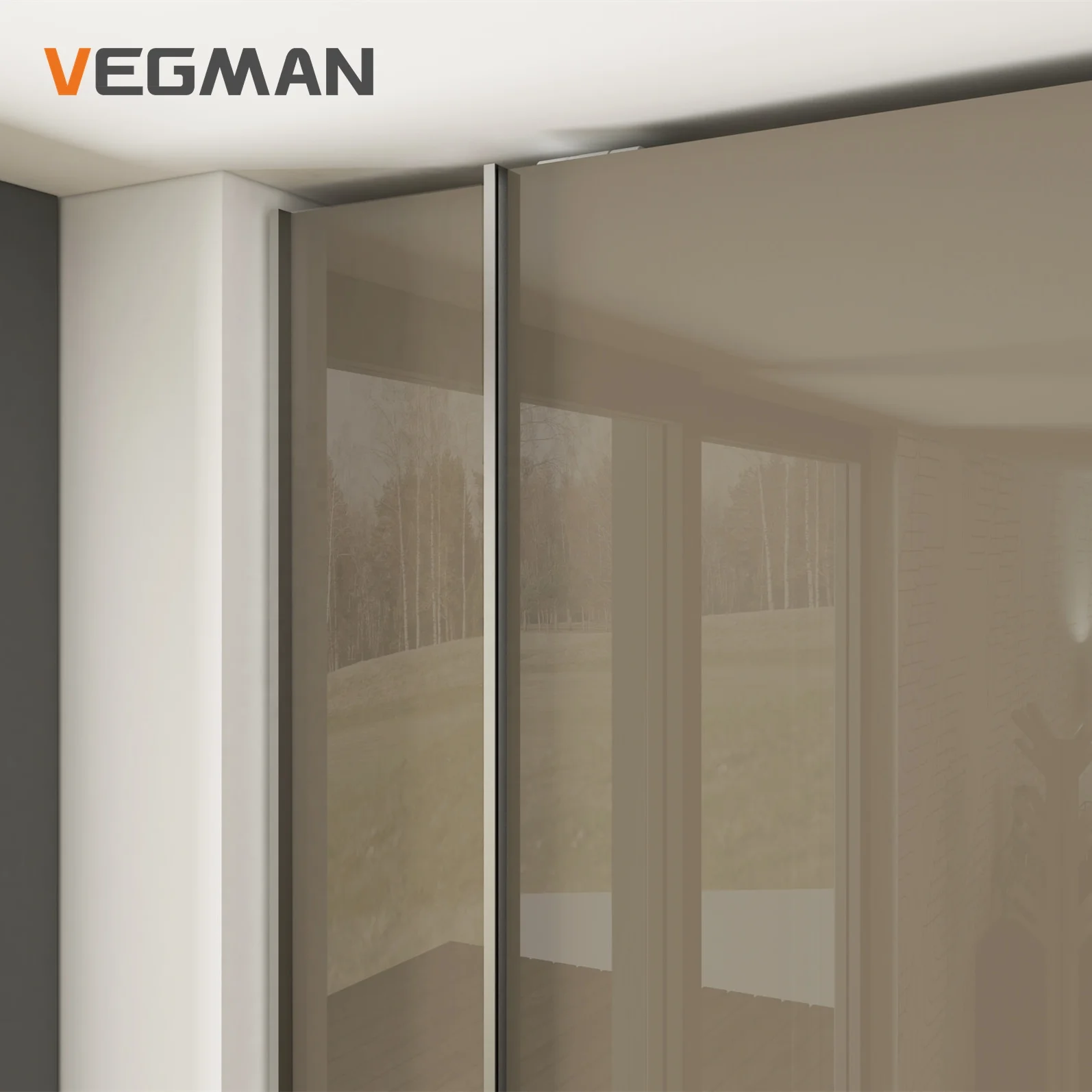 Шкаф-органайзер с раздвижными дверцами из МДФ современная мебель для спальни на заказ шкафы