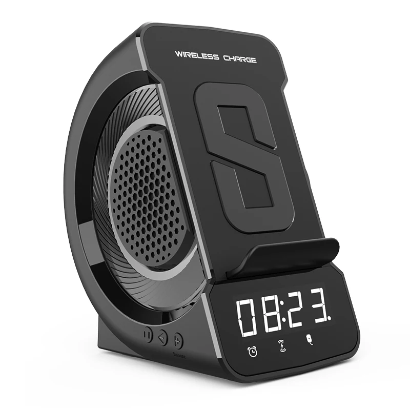 
 Персонализированный bluetooth-динамик с беспроводной зарядной подставкой Oem, портативный беспроводной динамик Soundbox Bt с длинной батареей  