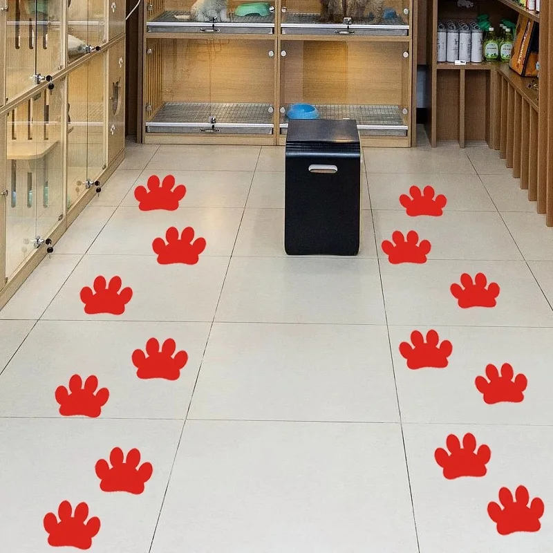 500pcs Black Paw Print Stickers Dog Cat Bear for Laptop Reward Sticker Stationery Teacher for Student
