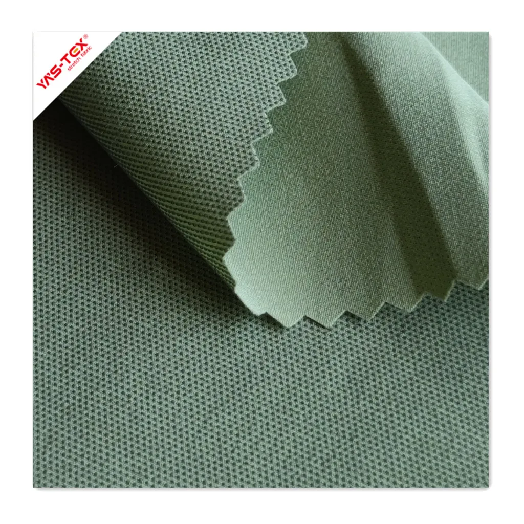 Graphene Polyester Spandex Cool feeling yarn Quick-dry Anti-UV Far infrared functional Tear-Resistant fabric for Garment
