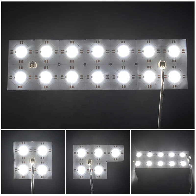 Накладные гибкие светодиодные световые листы теплый белый CCT RGB RGBW RGBCCT панели для мраморной подсветки CRI90 95