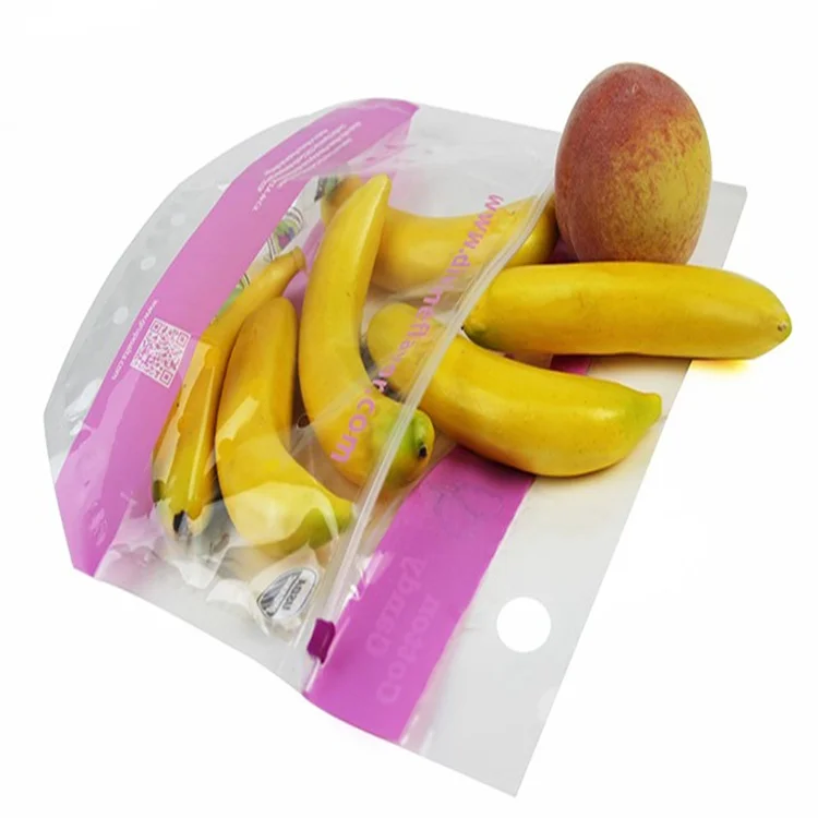 blueberry banana protection bag packaging polyethylene plastic folding pouch