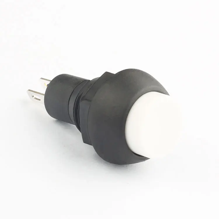 12 мм 1A 250V 1E4 2 pin spst нормально открытая защелка мгновенный Пластиковый Кнопочный Переключатель