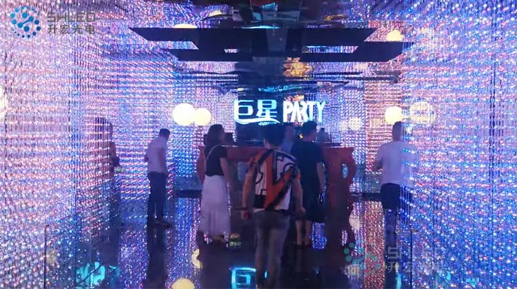  3D водонепроницаемые светодиодные цифровые пиксельные точки DMX512 RGB Волшебные Тени