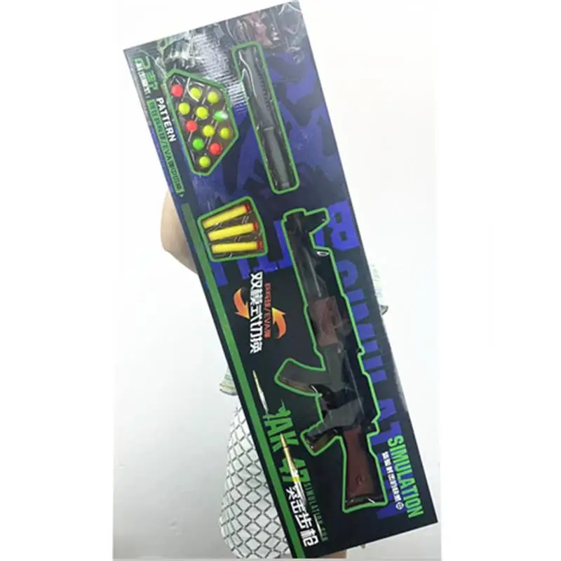 Детская Мягкая Пуля Jiefan винтовка AK47 98K снайперский пистолет игрушка для мальчиков большой Подарочный киоск оптовая продажа