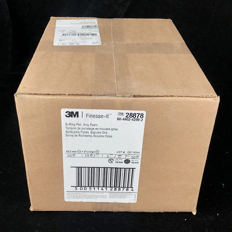 3M28878 Автомобильная полировальная подушка для полировки 6-дюймовая фиолетовая ухода за автомобилем расширенная пенная