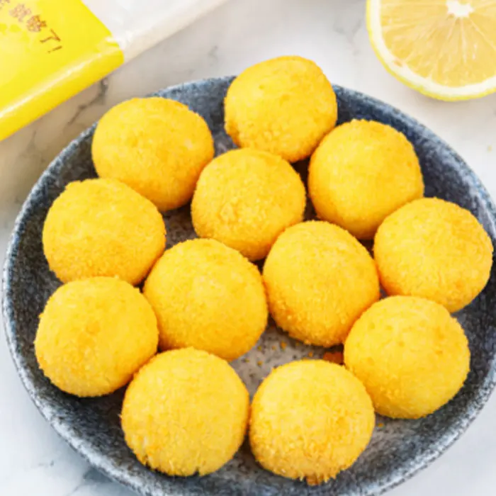 Chinese quick frozen instant glutinous rice food fried delicious taro and sweet potato starch balls