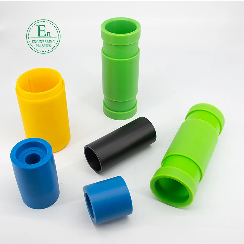 Oem Cnc Machining Custom Parts Plastic Bush Peek Pom Acetal Derlin Nylon Abs Rubber Ptfe Sleeve Bearing Bushings Manufacturing
