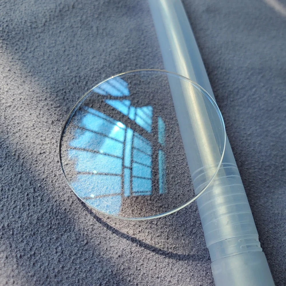 AR-Purple Coating OEM Size Sapphire Crystal Factory Price Sapphire Watch Glass