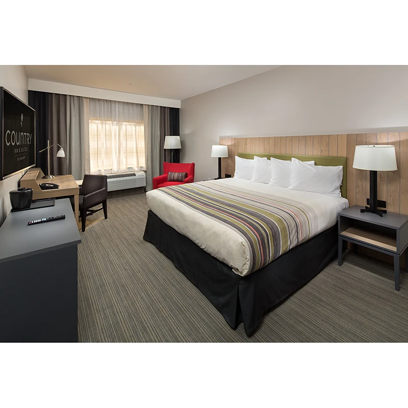 Country Inn & Suites 5 star hotel furniture king size hotel bedroom set