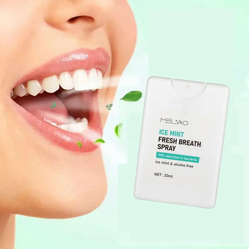 Lemon Mint Flavor Mouth Bad Breath Refresh 24h Lasting Small Portable Oral Spray Travel Size