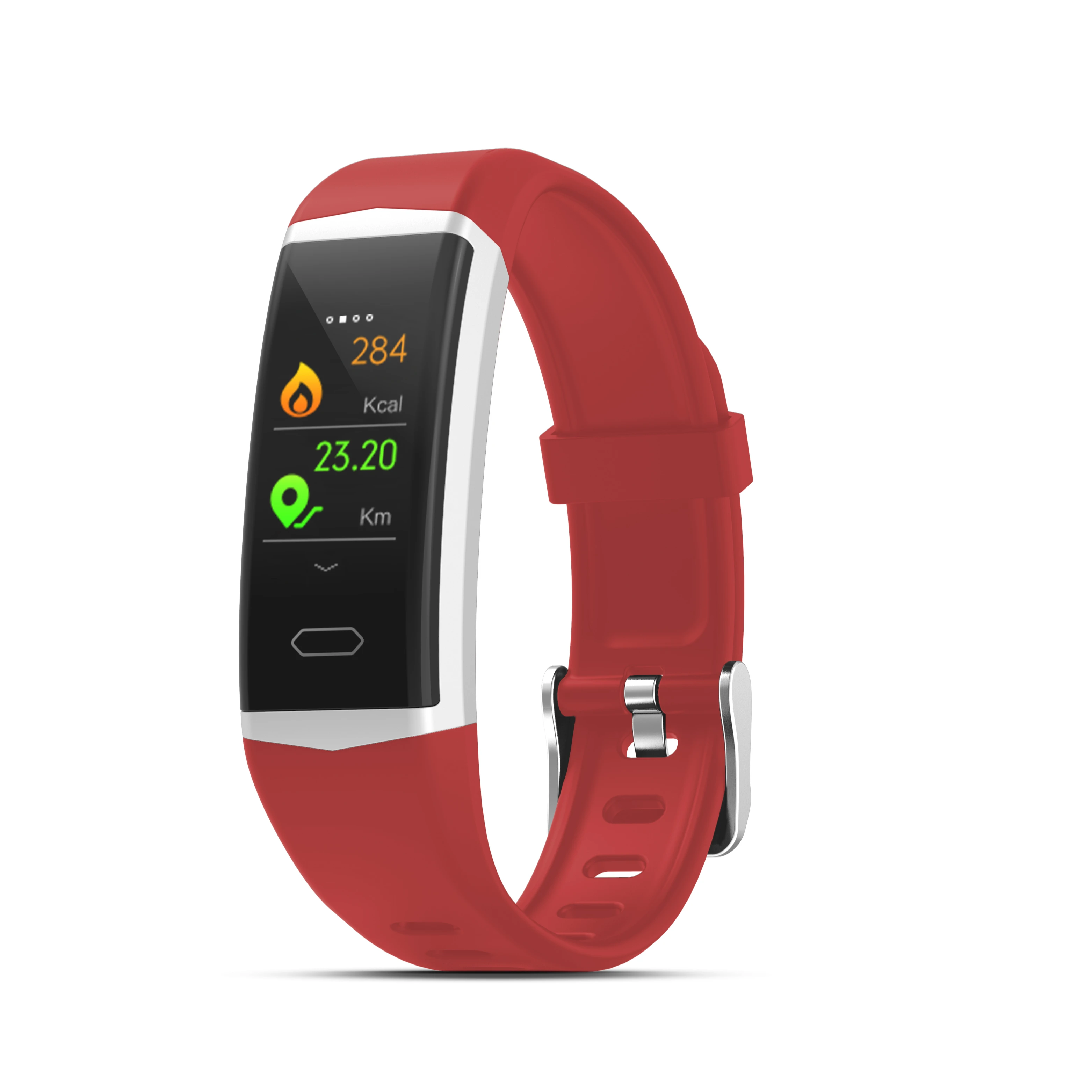 GPS смарт-браслет 4 с динамическим пульсометром, фитнес-трекером, спортивный смарт-браслет, Bluetooth шагомер, силикагель, без камеры