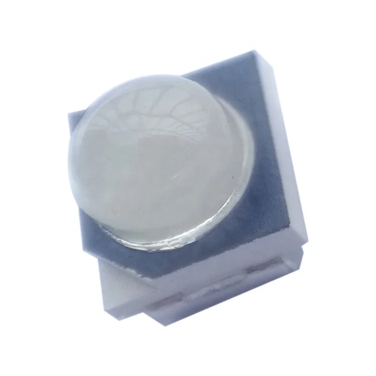 Narrow Beam Angle 30 / 60 degree Convex Lens 3528 SMD LED Chip White Red Green Yellow Amber Cyan Ice Blue for Traffic Car Light