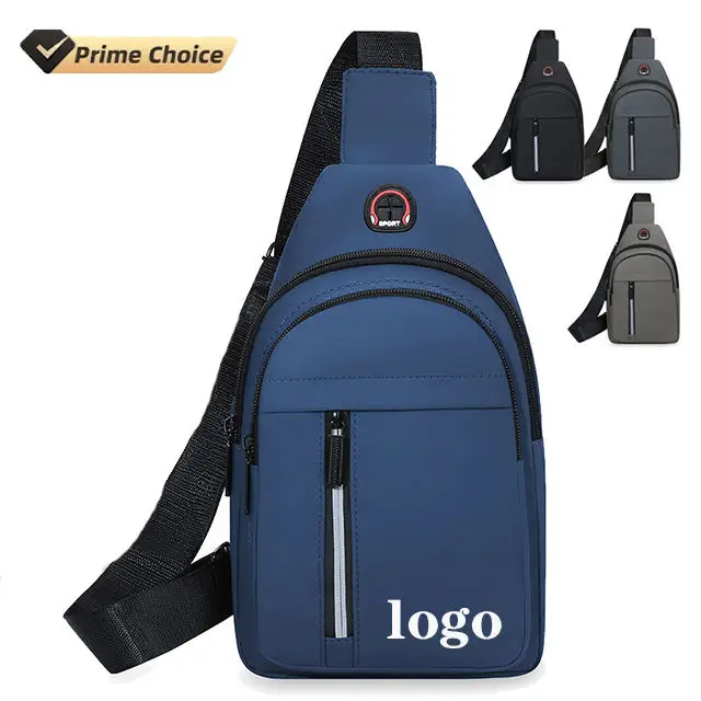 BSCI custom hot sale Lightweight Recycled City Sport Best girls Chest bag Daily Travel cross body Sling bag