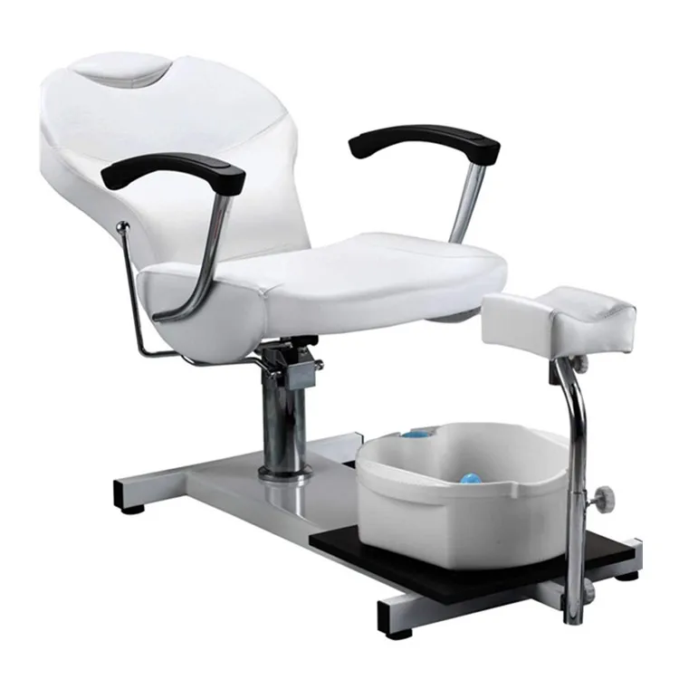 Factory Supplier Massage Pedicure Chair Foot Bath Chair With Foot Basin Beauty Salon Furniture Luxury Spa Pedicure Chair