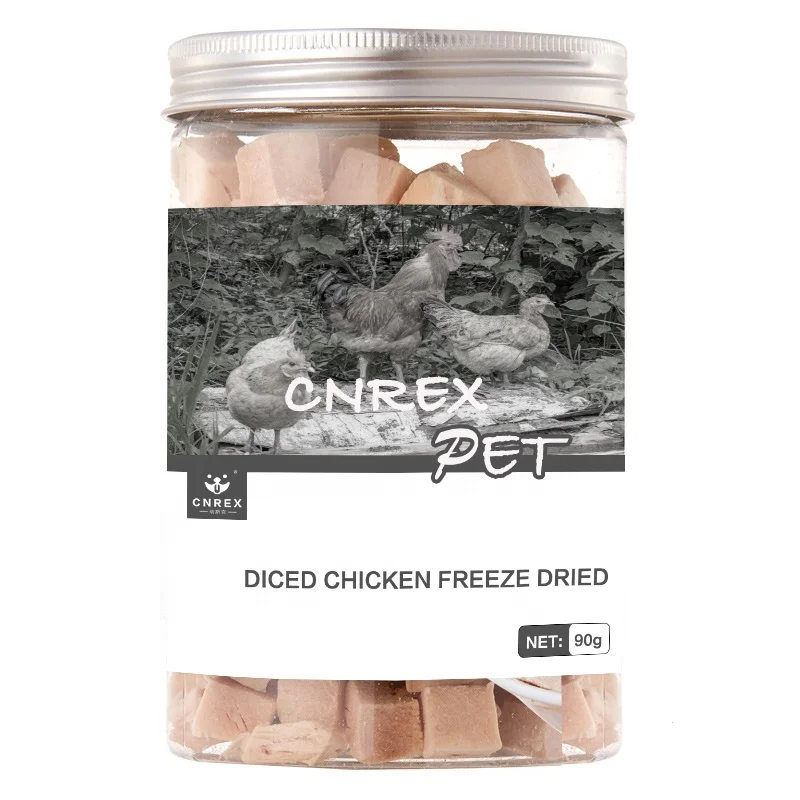 High Quality Freeze Dried Chicken Meat Cube Pet Food Factory Wholesale
