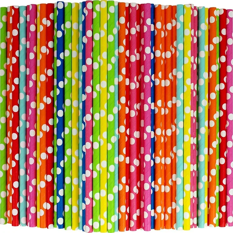 
Kraft Paper Straw Biodegradable Disposable Drinking Straw 6mm 25CT - IN STOCK 