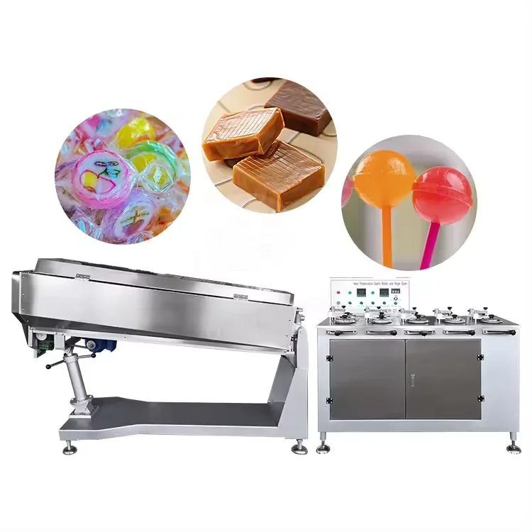 Fully Automatic Sweet Hard Lollipop Candy Depositing Multi Function Lollipop Production Line Lollipop Making Machine