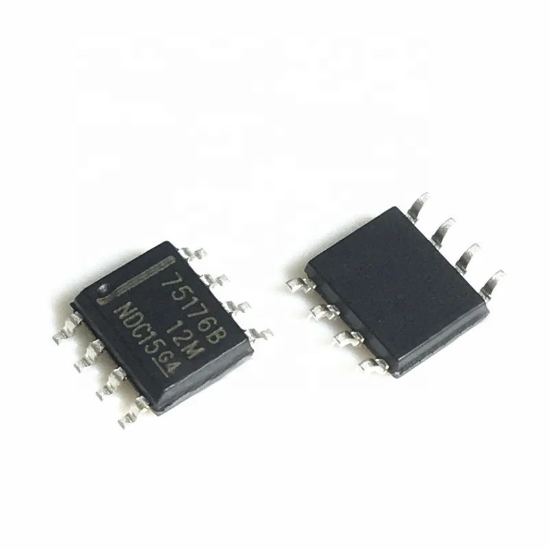 (Electronic Components)Integrated Circuits RS485 RS422 chip SOIC8 SN75176 SN75176BDR