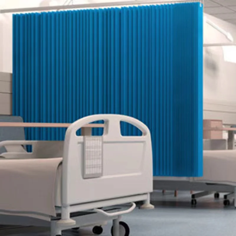 120gsm medical disposable non-woven fabric hospital curtains, flame retardant partition curtains, printable LOGO hospital