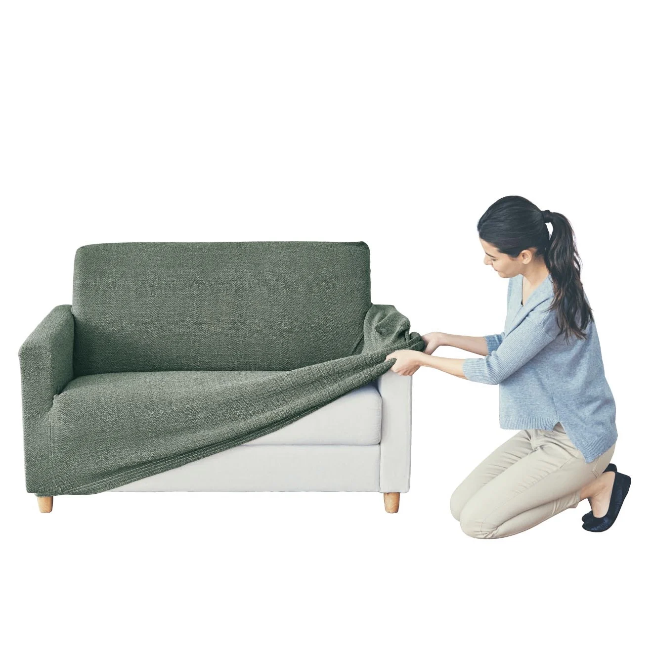 Factory Wholesale Machine washable Sofa Cover High Elastic Polyester Sofa Cover Custom For Furniture Protect