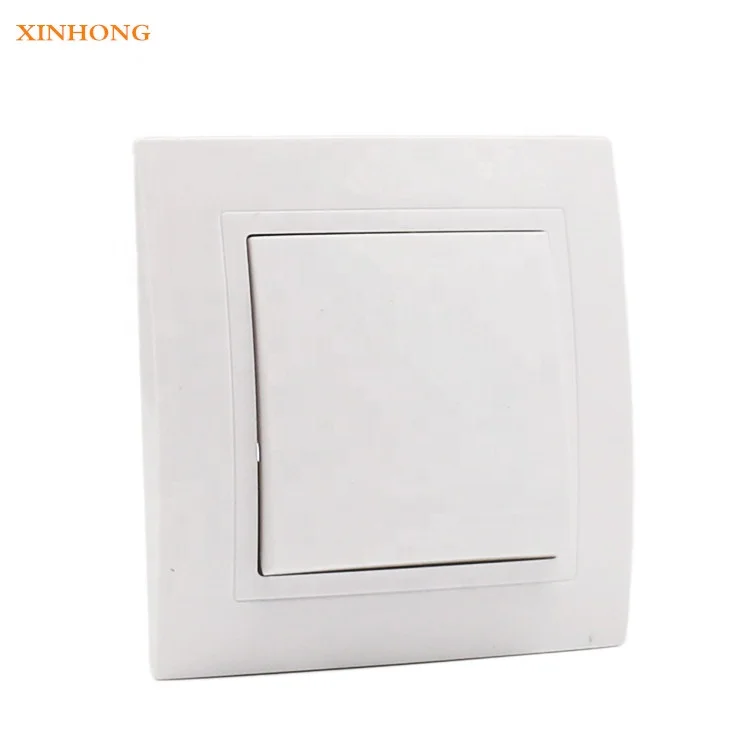 
The best quality and price supply eu 1 gang white wall switch socket 