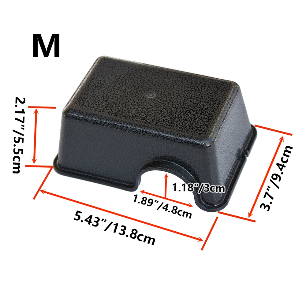S M L XL XXL Small Animal Hideaway Reptile Hideout Plastic Hides Box Snake Gecko Black Plastic Reptile Gecko Hide Cave