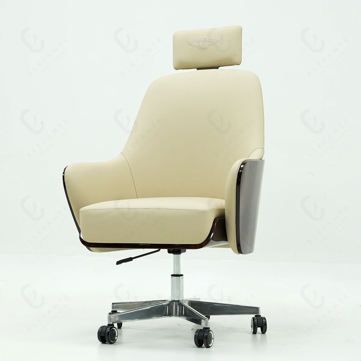 Head Support High Back Chair Stabilize Heavy Steel Lifting Cylinder Reclining Comfortable Office Chair Boss Chair