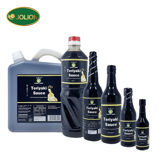 JOLION High Grade Bulk Wholesale Chinese Foodstuff 500ml 625ml 250ml Sweet Teriyaki Dark Soy Sauce brand