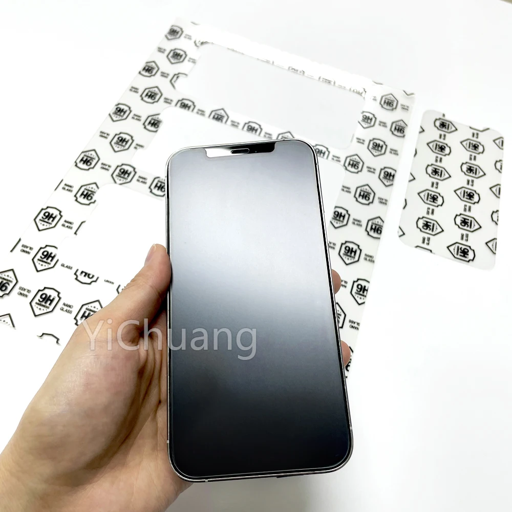 9H Matte Nano Flexible Glass Screen Protector Film PET Laser Cutting Raw Material Roll Film A4 Size Sheet