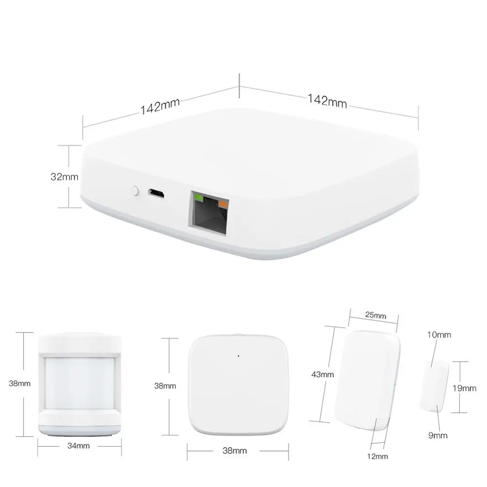 Беспроводной пассивный инфракрасный датчик движения ZigBee охранная сигнализация для умного дома с приложением управления