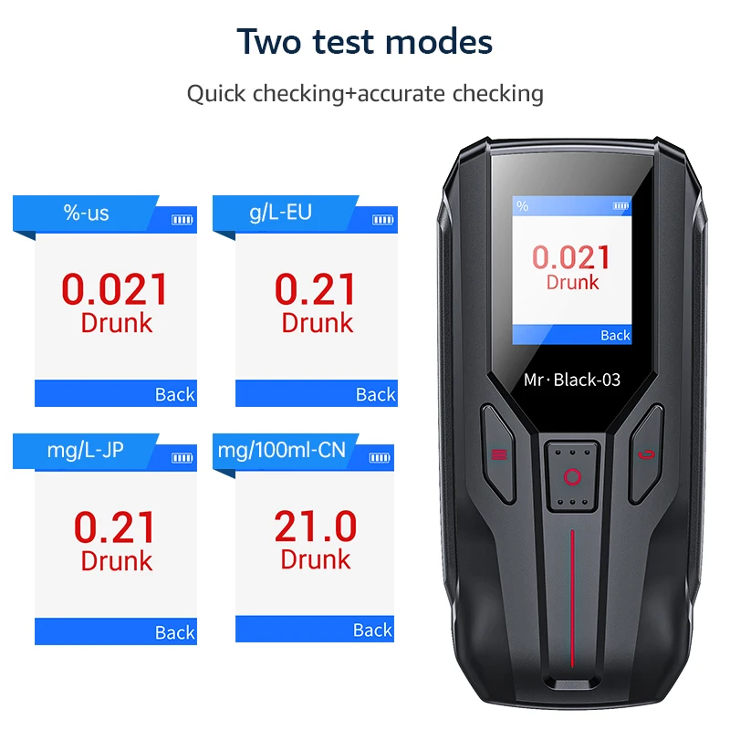 Buy breathalyzer with PSE/CE/FCC/ROHS certificate alcohol testers alcohol breathalyzer support OEM/ODM color/logo/package