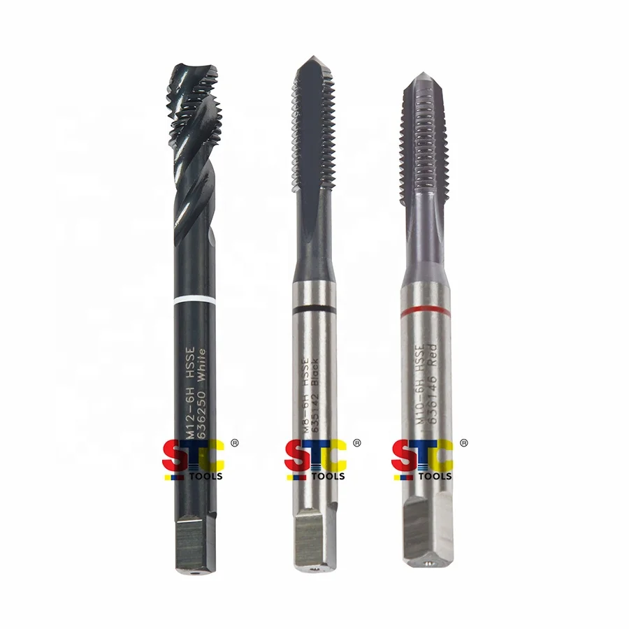 HSSE HSS-PM Aco Rapido thread Tapping Spiral Flute Machine Tap Fast rex rosca Canal Helicoidal Macho Maquina