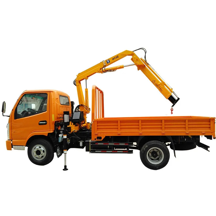 Super low factory price for sale 2-ton hydraulic knuckle boom manipulator truck mounted crane
