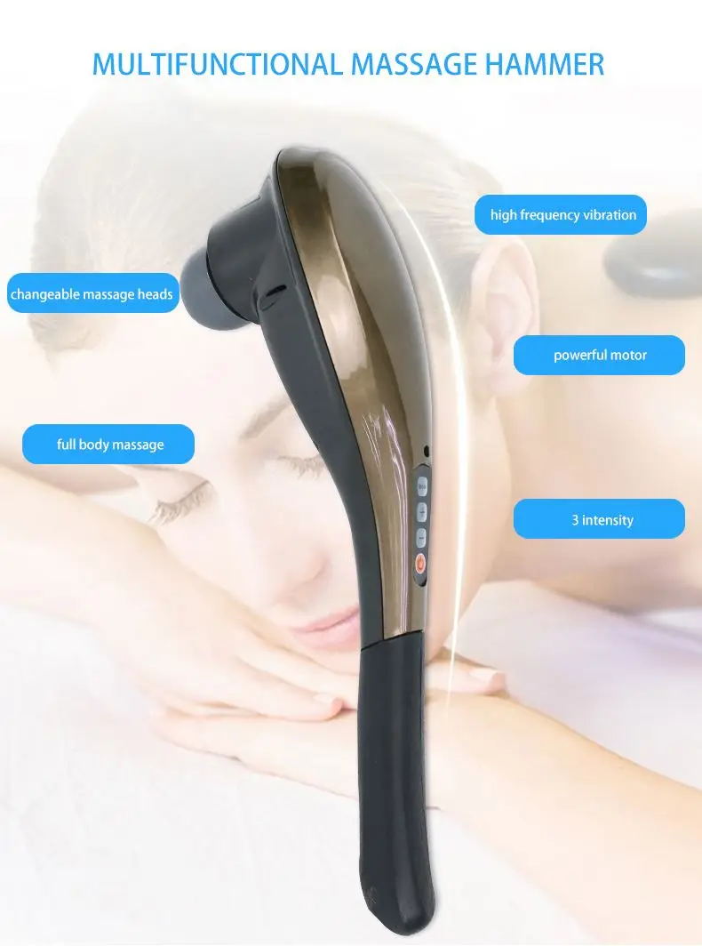 NEW Design Handheld Hammer Massager Body Massage Vibrators Massageador