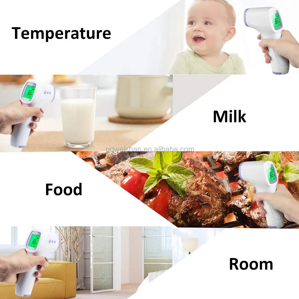 
Medical Grade Thermometer Electronic Digital Thermometer Gun Instant Infrared Forehead Thermometer 