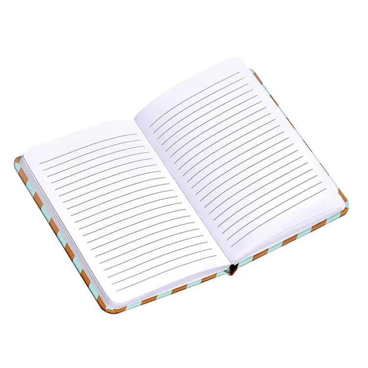 Business Office School Promotion Gift Notebook Custom full page printing Pu faux leather Note book Writing Paper Stationery