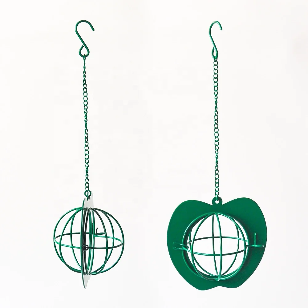 Custom Apple Circular Design Window Hanging Bird Feeder Wholesale Bird Seed Feeder for Sale