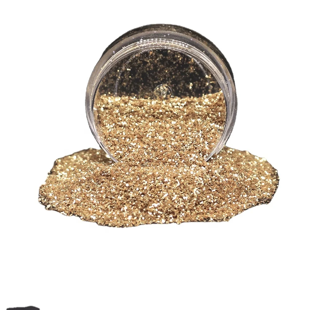 Factory price Golden Solid Glitter Powder nail pigment for fish lure