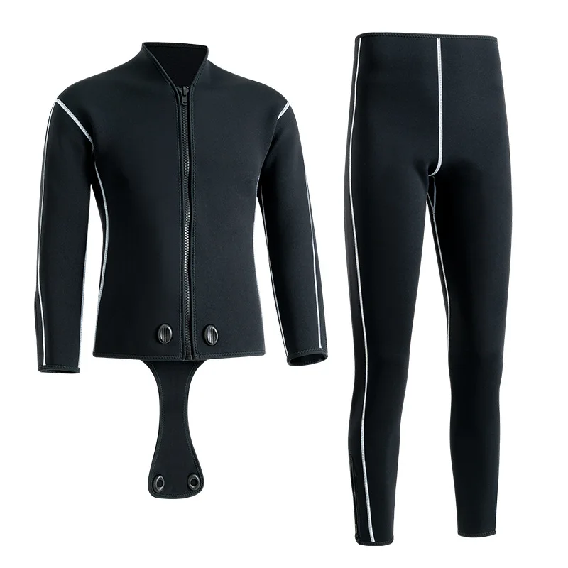 sbr Neoprene 3 mm 5 mm 7 mm spear fishing wet suit customized diving wetsuit black