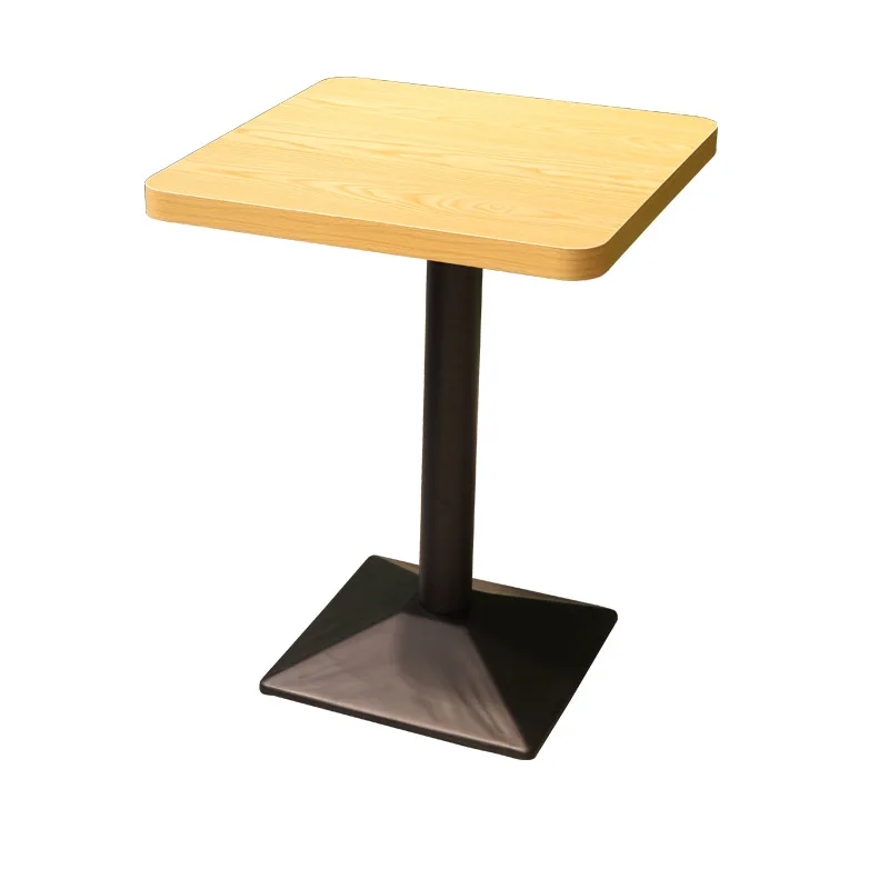 Customize Color Restaurant Furniture HPL Laminate Table With Wood Grain