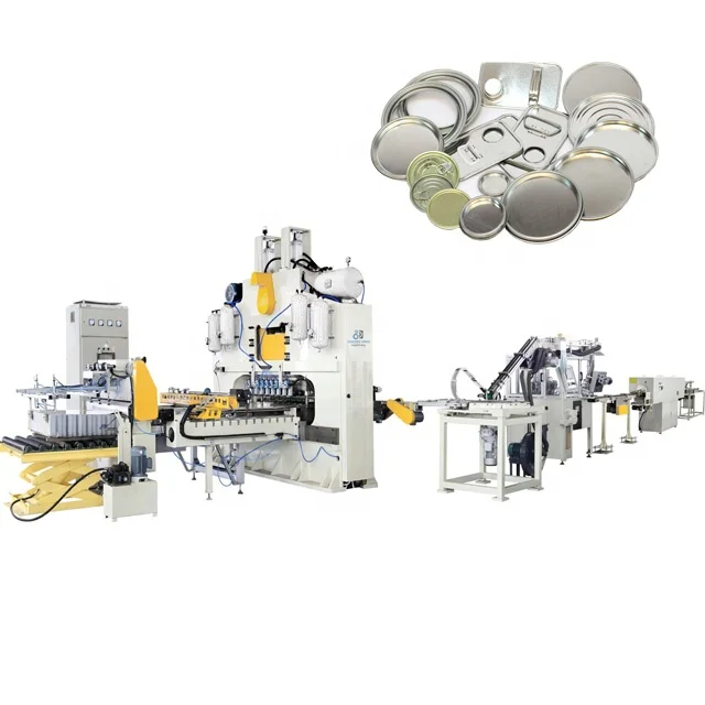 #307 #401  automatic easy open end making machine eoe production to make metal lid
