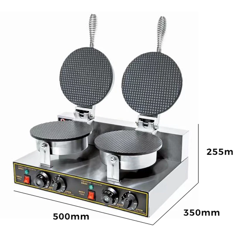 Fuqi Top Sale 2400w Use For Dessert Shop Ice Cream Waffle Cone Making Machine