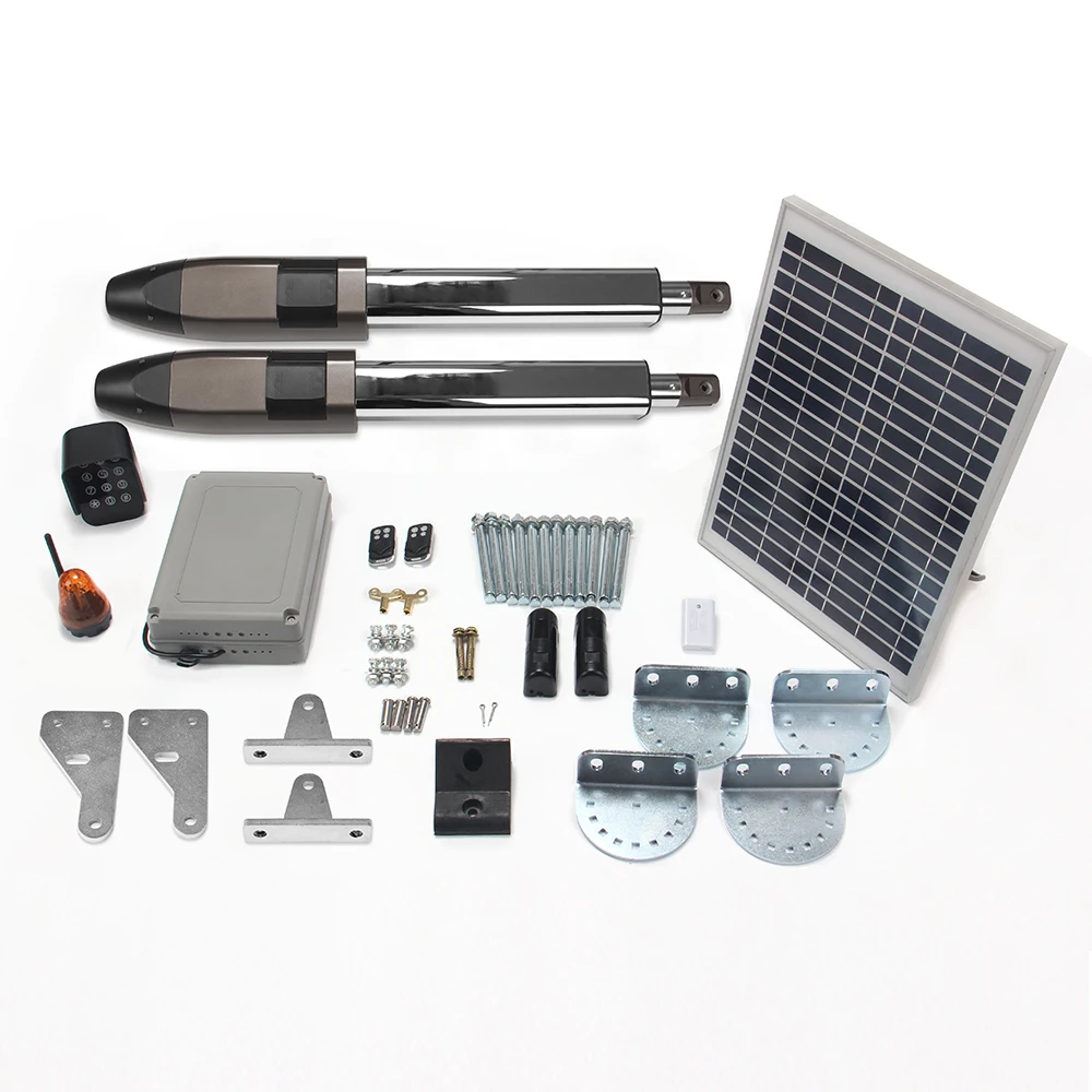 Electric Gate Motor Dual Arm Automatic Solar Gate Opener Swing Farm Gate Openers