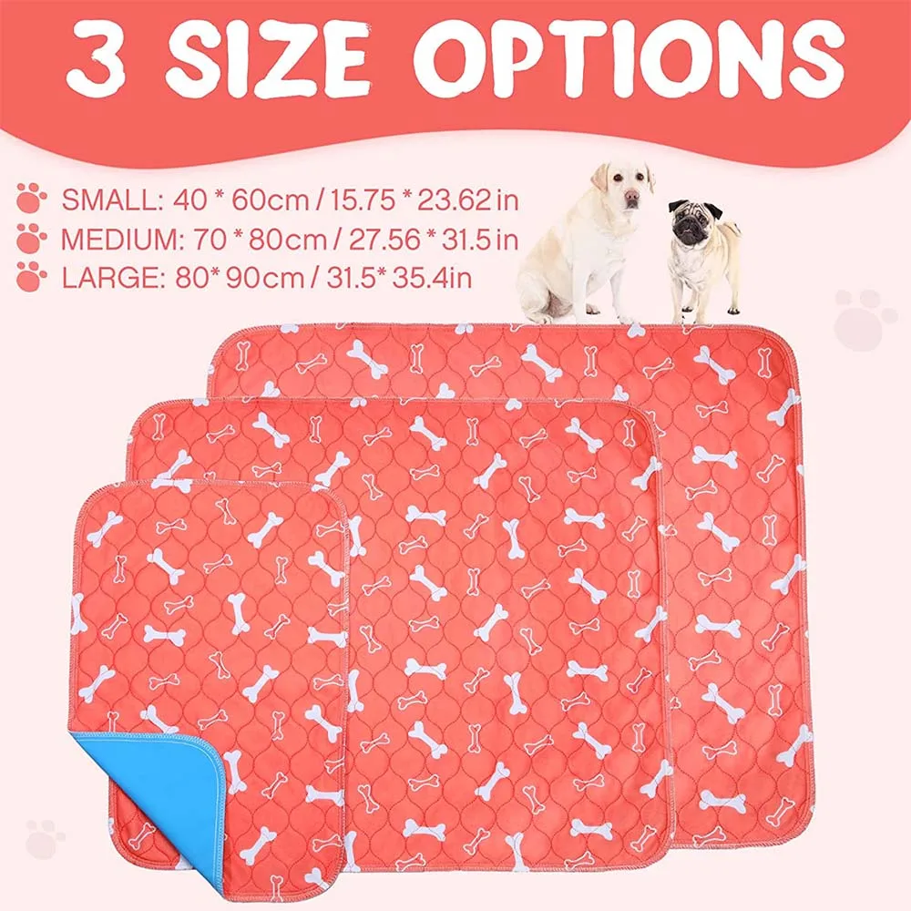 HOT Sale Washable Pee Pads Reusable Dog Pad Waterproof Pet Training Absorbent Pad for Dogs