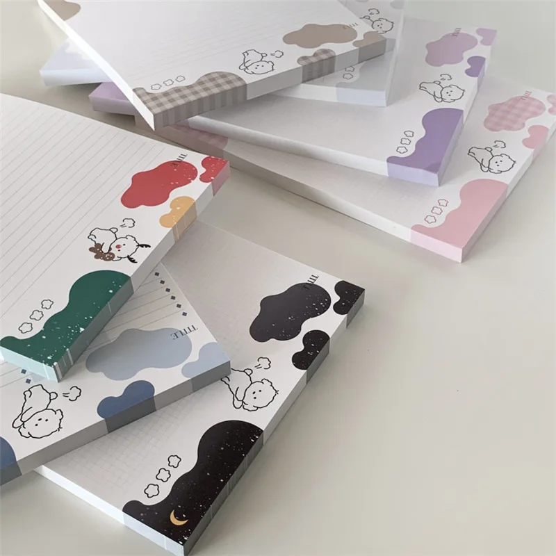custom tear off cute dog animal students writing things to do list notepad