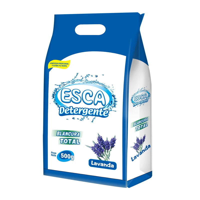 500g Rich Foam Alpha Laundry Detergent Powder Chinese Standard Perfumed Cleaning Powder for Clothes Lemon Fragrance Disposable